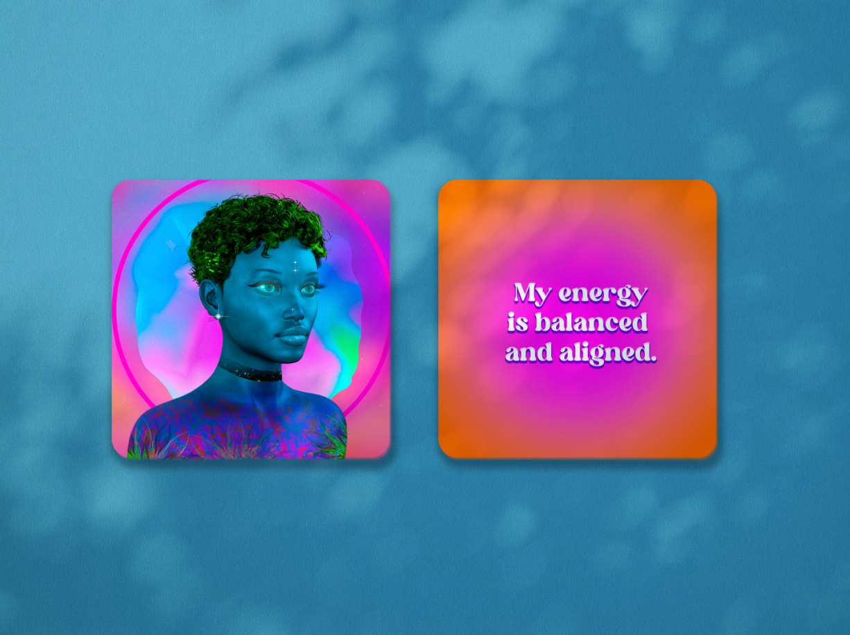 Nurus Affirmation Cards for Black Women | 54 cards