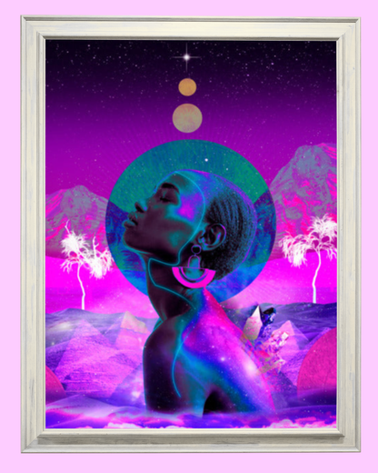 Purple Goddess Print