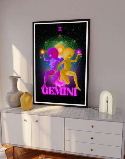 Gemini Art print