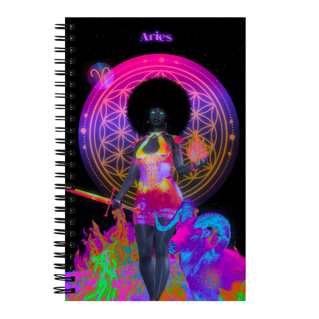 Aries Spiral notebook