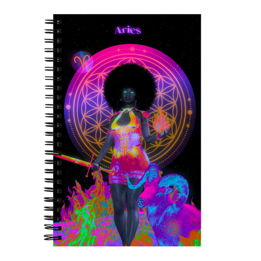 Aries Spiral notebook