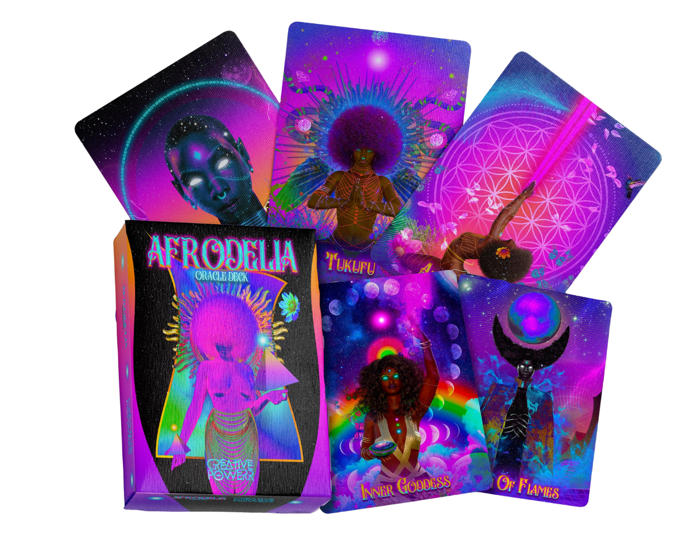 Afrodelia Oracle Deck | 42 cards.